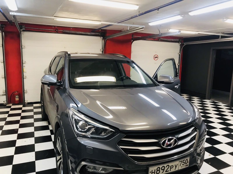 Замена лобового ветрового стекла Hyundai Santa FE