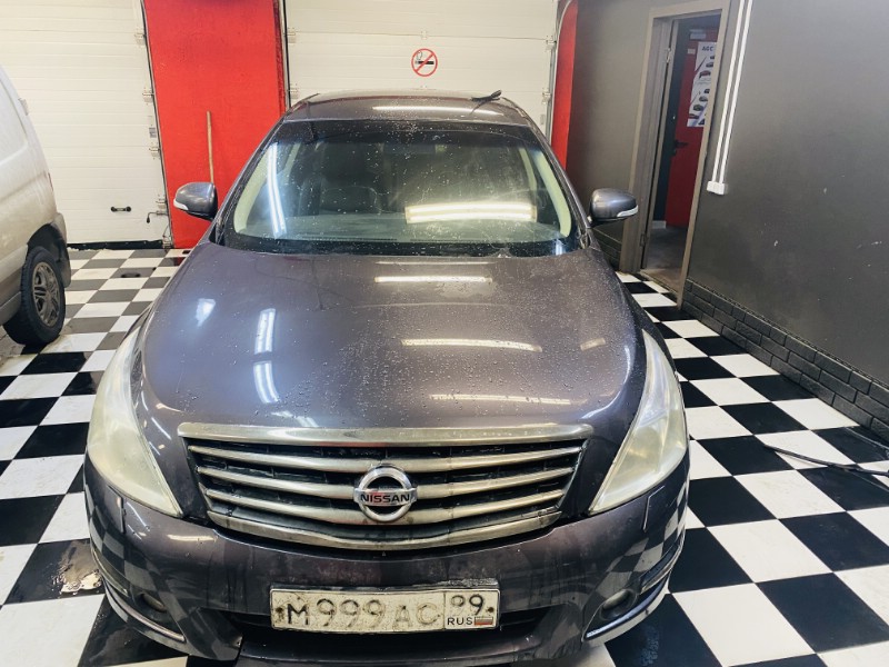 Замена лобового ветрового стекла Nissan Teana J32