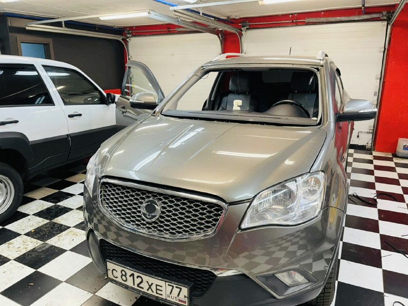 Замена лобового ветрового стекла SsangYong New Actyon