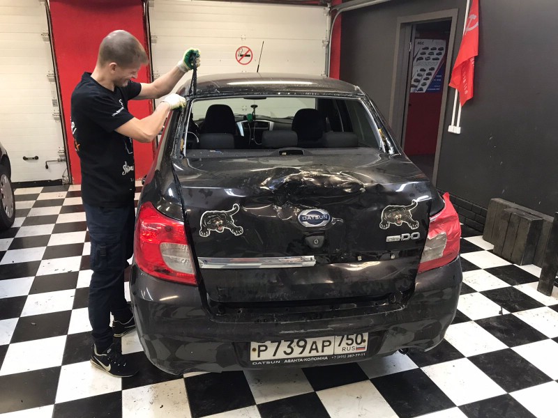Замена заднего стекла Datsun On-Do